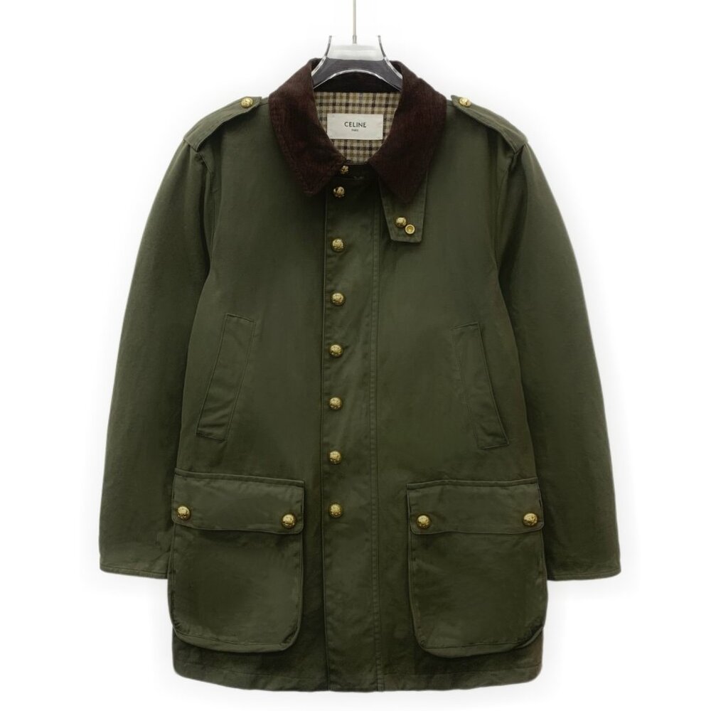 Celine army green cotton jacket